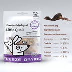 Freeze Dried Whole Quail 15g